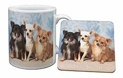 Chihuahua Mug and Coaster Set