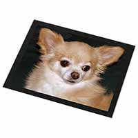 Chihuahua Dog Black Rim High Quality Glass Placemat