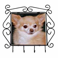 Chihuahua Dog Wrought Iron Key Holder Hooks