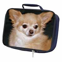 Chihuahua Dog Navy Insulated School Lunch Box/Picnic Bag