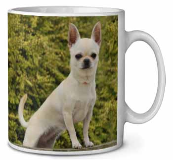 White Chihuahua Dog Ceramic 10oz Coffee Mug/Tea Cup