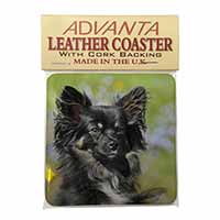 Chihuahua Single Leather Photo Coaster