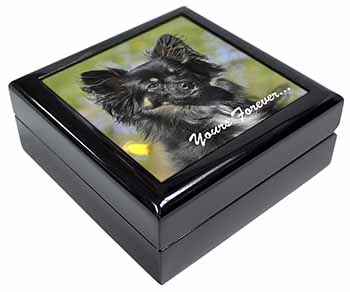 Black Chihuahua "Yours Forever..." Keepsake/Jewellery Box