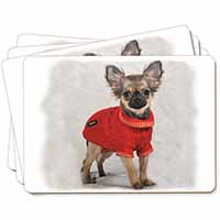 Chihuahua in Dress Picture Placemats in Gift Box