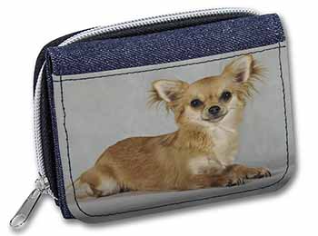 Chihuahua Unisex Denim Purse Wallet