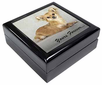 Brown Chihuahua "Yours Forever..." Keepsake/Jewellery Box
