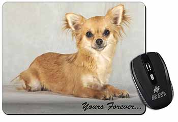 Brown Chihuahua "Yours Forever..." Computer Mouse Mat