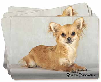 Brown Chihuahua "Yours Forever..." Picture Placemats in Gift Box