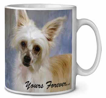 Chinese Crested Powder Puff Dog Ceramic 10oz Coffee Mug/Tea Cup