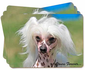 Chinese Crested Dog "Yours Forever..." Picture Placemats in Gift Box