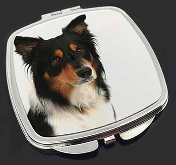Tri-Colour Border Collie Dog Make-Up Compact Mirror