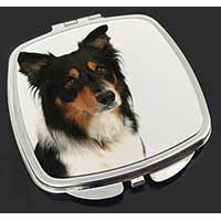 Tri-Colour Border Collie Dog Make-Up Compact Mirror