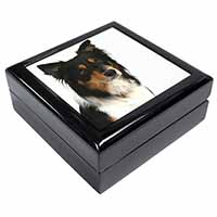 Tri-Colour Border Collie Dog Keepsake/Jewellery Box