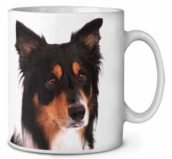 Tri-Colour Border Collie Dog Ceramic 10oz Coffee Mug/Tea Cup