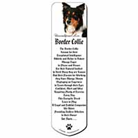 Tri-Colour Border Collie-Love Bookmark, Book mark, Printed full colour