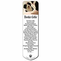 Border Collie in Mirror Bookmark, Book mark, Printed full colour