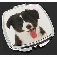 Border Collie Puppy Make-Up Compact Mirror