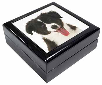 Border Collie Puppy Keepsake/Jewellery Box