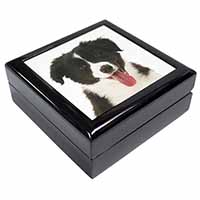 Border Collie Puppy Keepsake/Jewellery Box