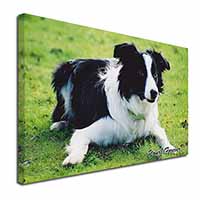 Border Collie Dog "Yours Forever..." Canvas X-Large 30"x20" Wall Art Print