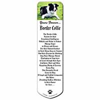 Border Collie Dog "Yours Forever..." Bookmark, Book mark, Printed full colour