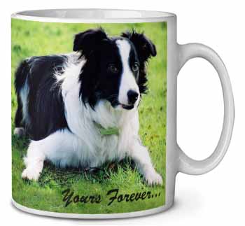 Border Collie Dog "Yours Forever..." Ceramic 10oz Coffee Mug/Tea Cup