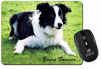 Border Collie Dog "Yours Forever..." Computer Mouse Mat