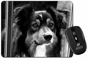 Border Collie in Window Computer Mouse Mat
