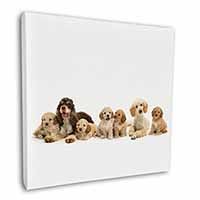 Cockerpoodles Square Canvas 12"x12" Wall Art Picture Print