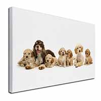 Cockerpoodles Canvas X-Large 30"x20" Wall Art Print