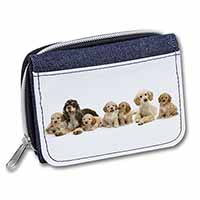 Cockerpoodles Unisex Denim Purse Wallet