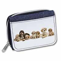 Cockerpoodles Unisex Denim Purse Wallet