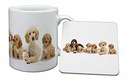 Cockerpoodles Mug and Coaster Set
