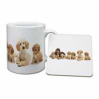 Cockerpoodles Mug and Coaster Set