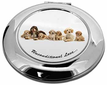 Cockerpoodles-Love- Make-Up Round Compact Mirror