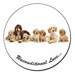 Cockerpoodles-Love- Fridge Magnet Printed Full Colour