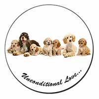 Cockerpoodles-Love- Fridge Magnet Printed Full Colour