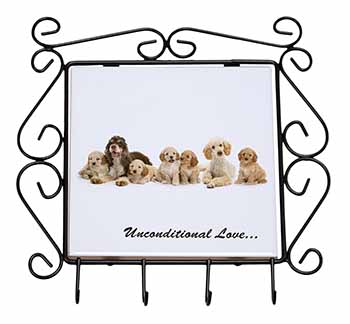 Cockerpoodles-Love- Wrought Iron Key Holder Hooks