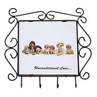 Cockerpoodles-Love- Wrought Iron Key Holder Hooks