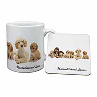 Cockerpoodles-Love- Mug and Coaster Set