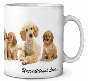 Cockerpoodles-Love- Ceramic 10oz Coffee Mug/Tea Cup