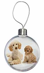 Poodle and Cockerpoo Christmas Bauble