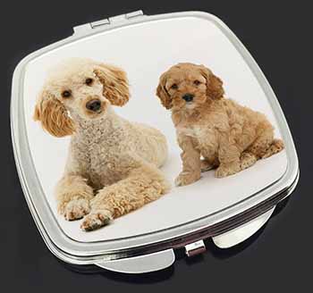 Poodle and Cockerpoo Make-Up Compact Mirror