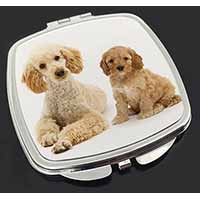 Poodle and Cockerpoo Make-Up Compact Mirror