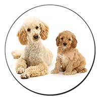 Poodle and Cockerpoo Fridge Magnet Printed Full Colour