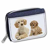 Poodle and Cockerpoo Unisex Denim Purse Wallet