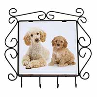 Poodle and Cockerpoo Wrought Iron Key Holder Hooks