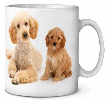 Poodle and Cockerpoo Ceramic 10oz Coffee Mug/Tea Cup