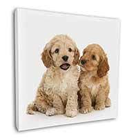 Cockerpoo Puppies Square Canvas 12"x12" Wall Art Picture Print