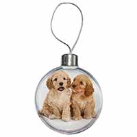 Cockerpoo Puppies Christmas Bauble